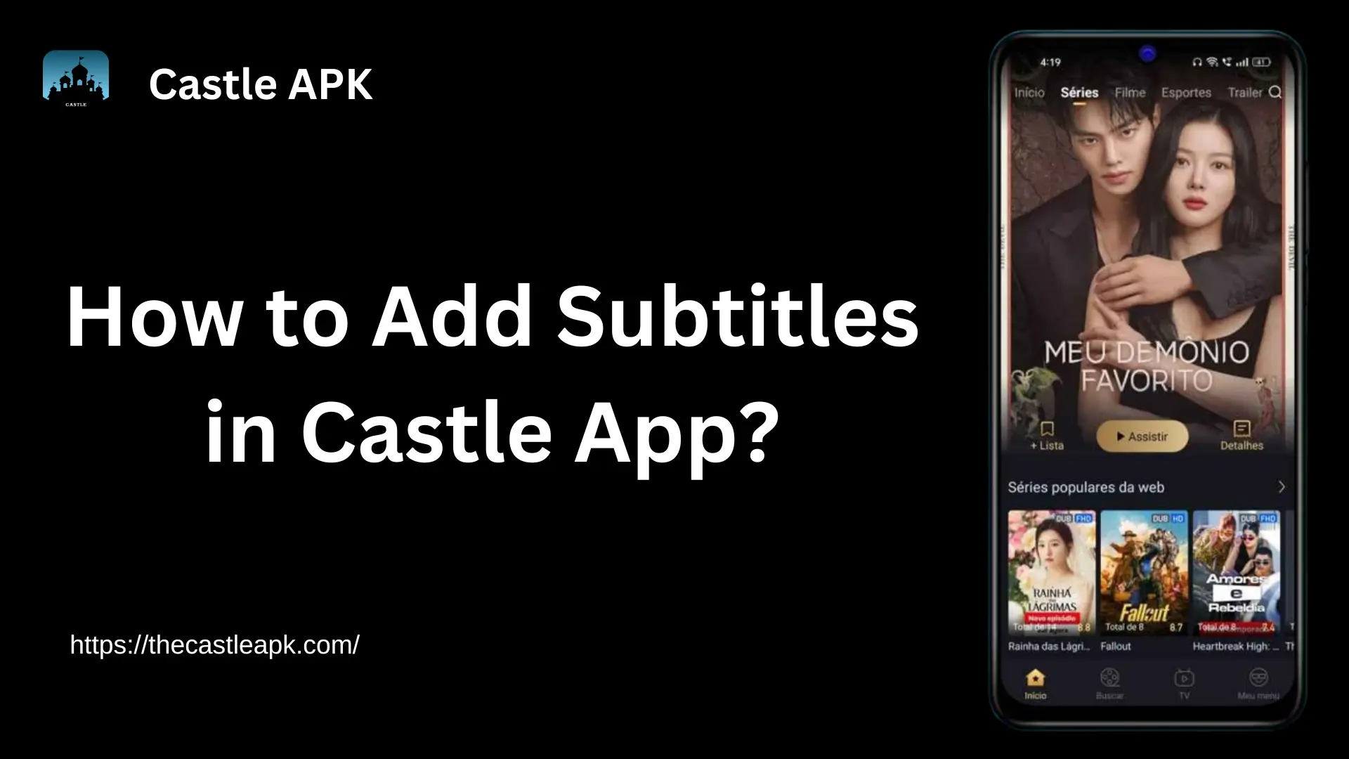 How to Add Subtitles in Castle App