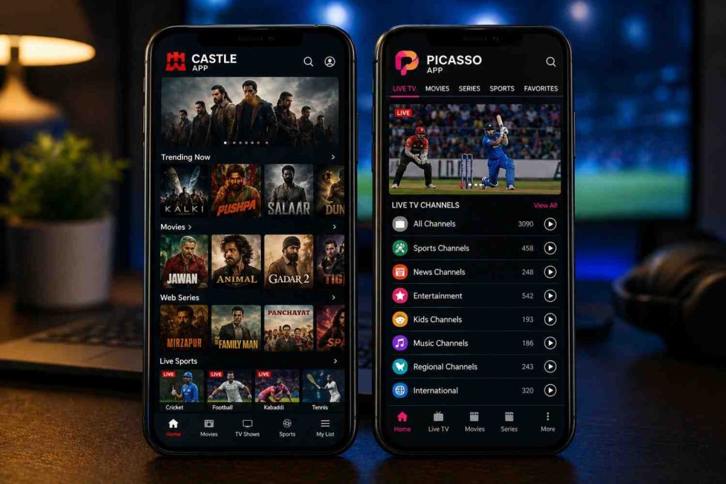 Castle App vs Picasso App