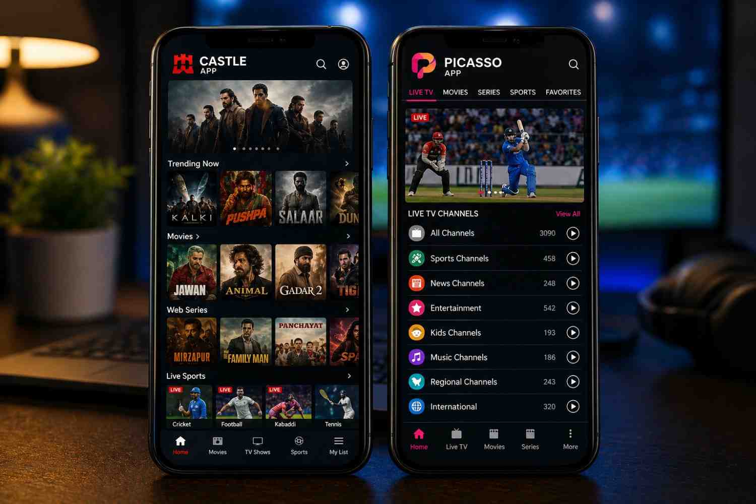 Castle App vs Picasso App