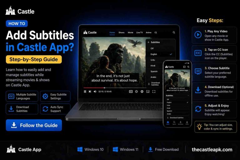 How to Add Subtitles in Castle App?