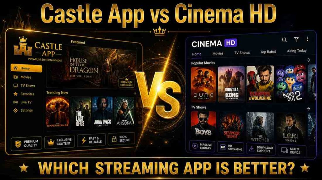Castle Apk vs Cinema HD